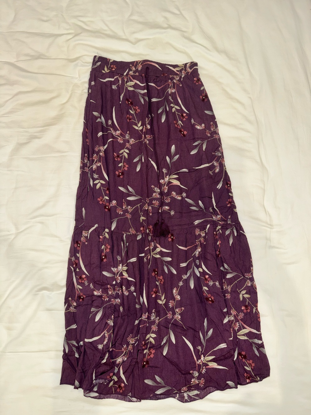 Purple Floral Maxi skirt | PacSun | See You Monday